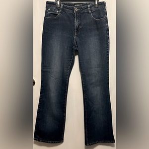 Express Jeans Stretch Size 13/14 Long straight leg mid-rise